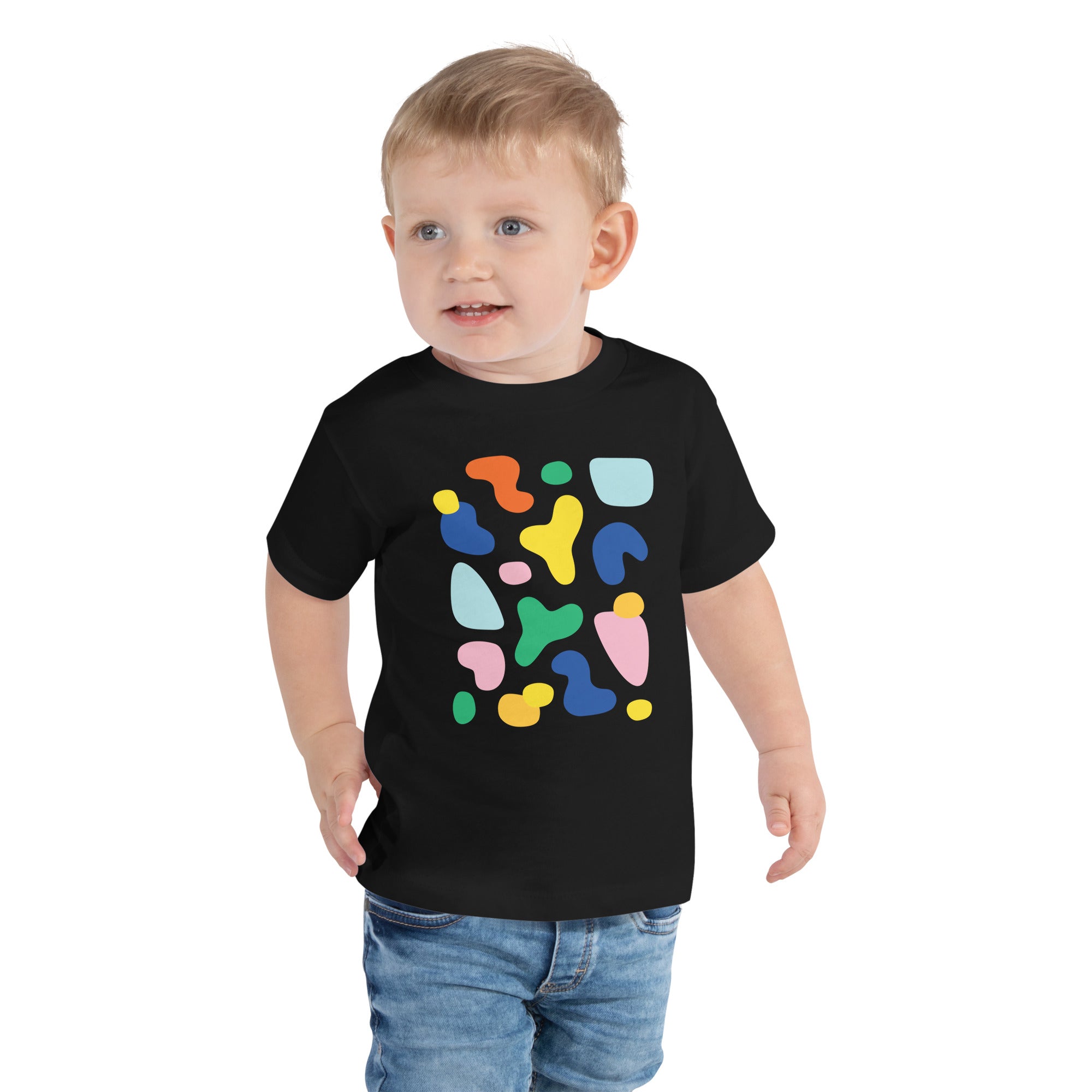Noki Blobby Shapes Abstract Toddler Tee