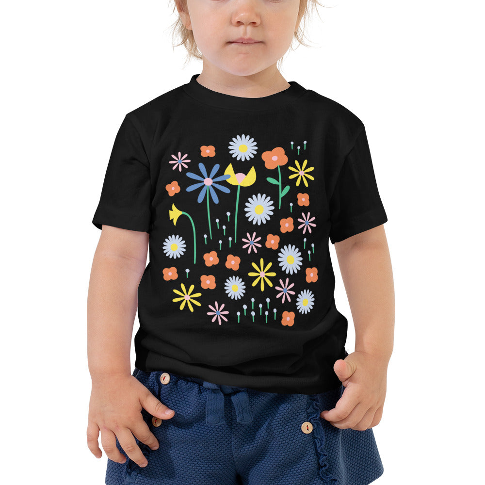 Happy Fleurs Floral Toddler Tee