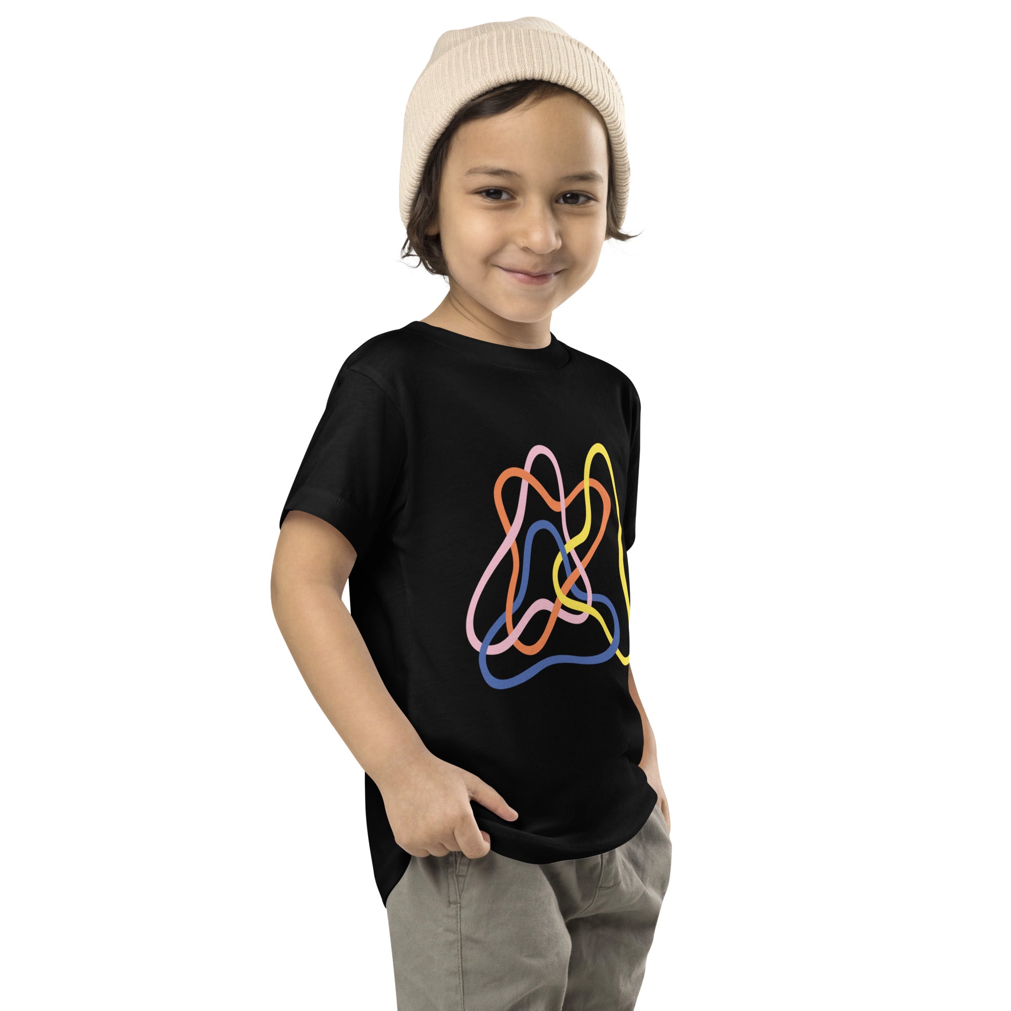 Tangled Abstract Shapes Toddler Tee