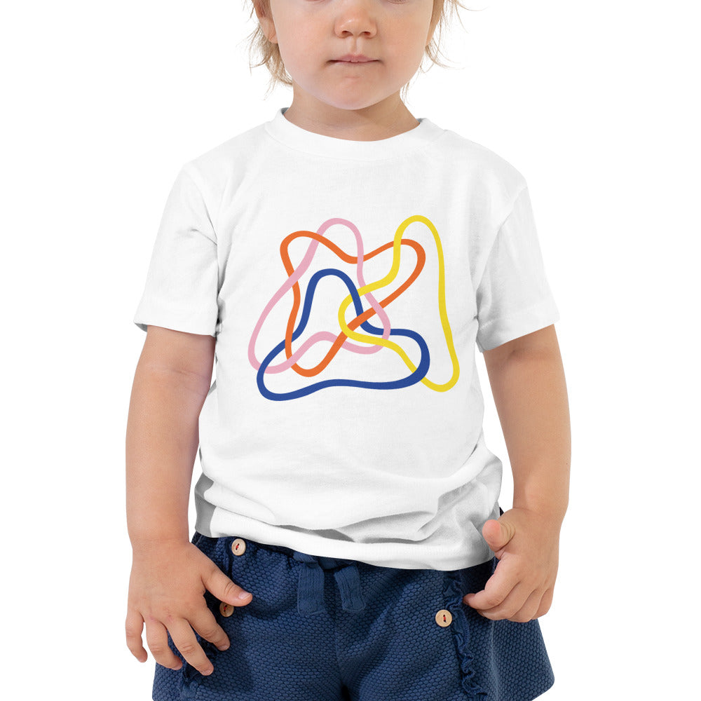 Tangled Abstract Shapes Toddler Tee