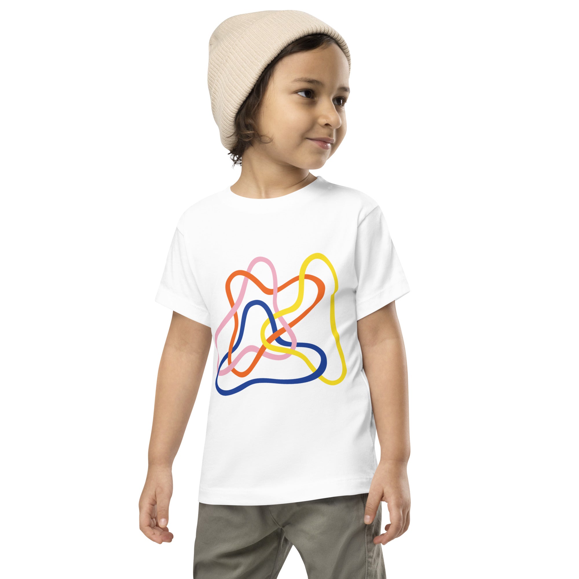 Tangled Abstract Shapes Toddler Tee