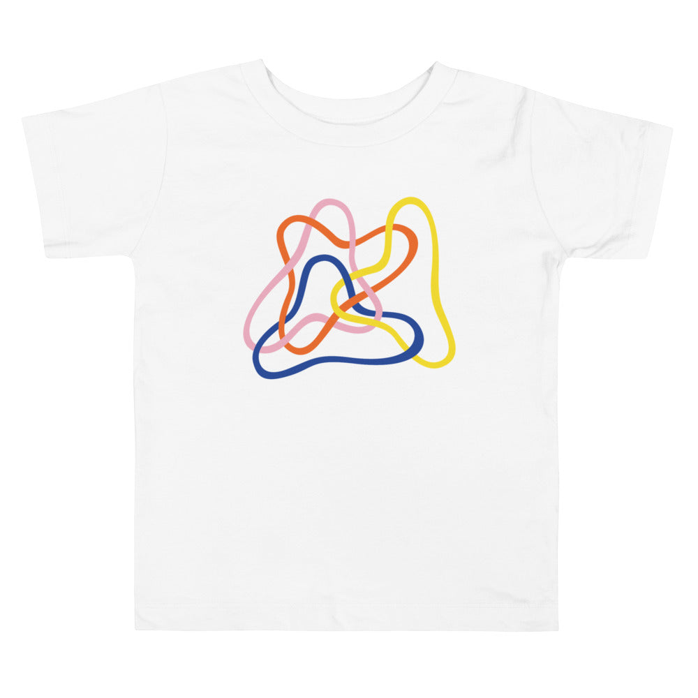 Tangled Abstract Shapes Toddler Tee