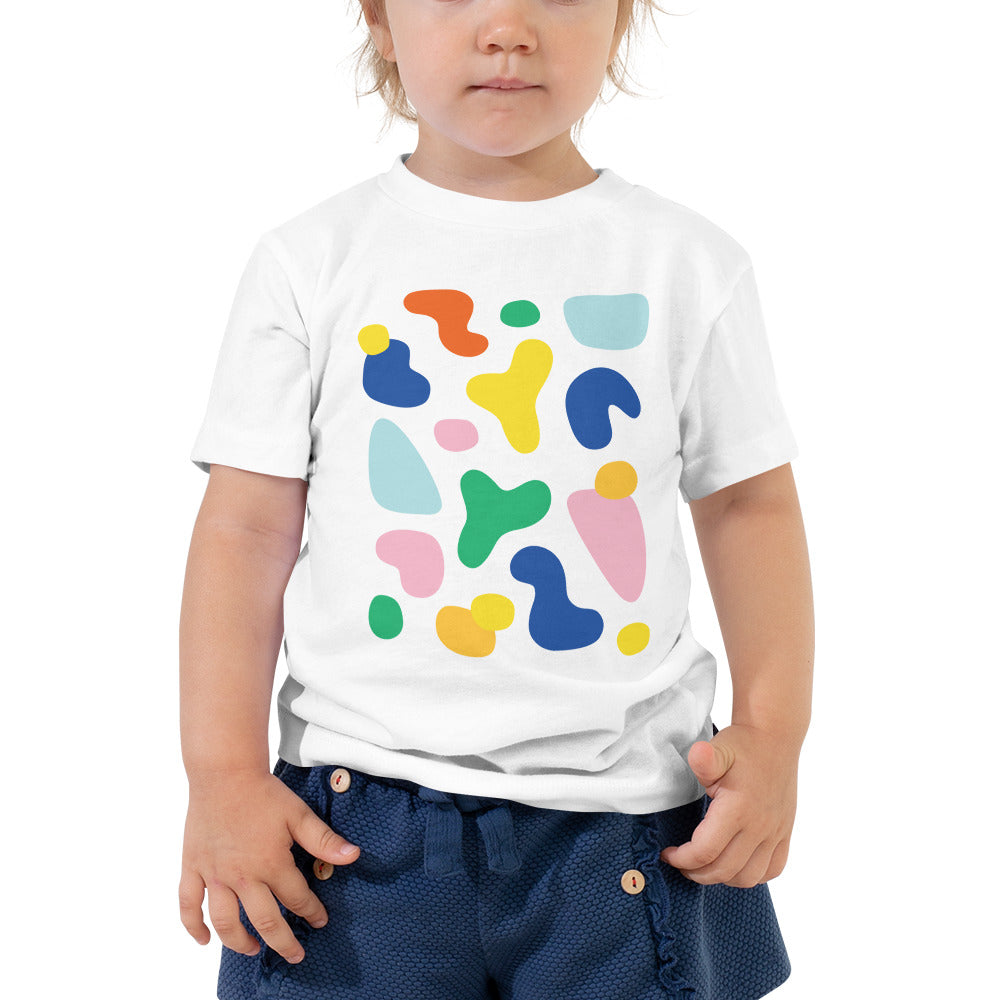 Noki Blobby Shapes Abstract Toddler Tee