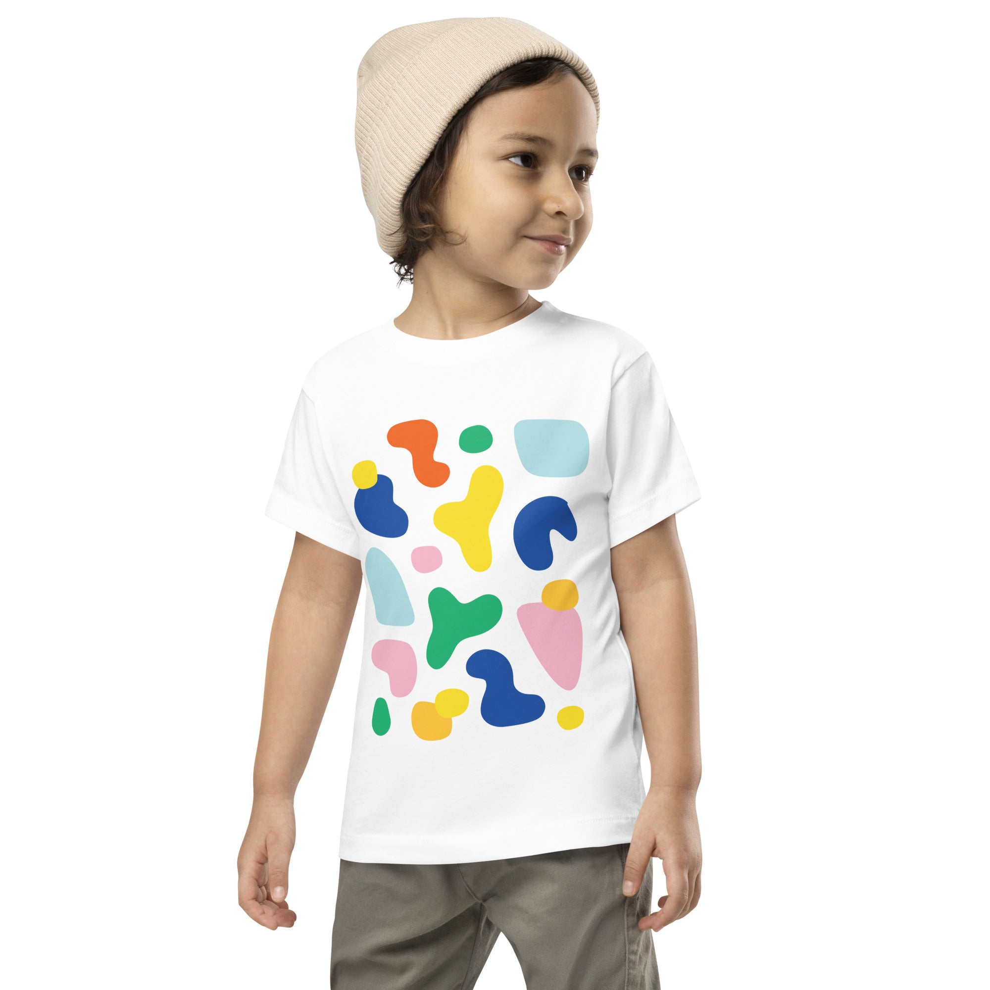 Noki Blobby Shapes Abstract Toddler Tee
