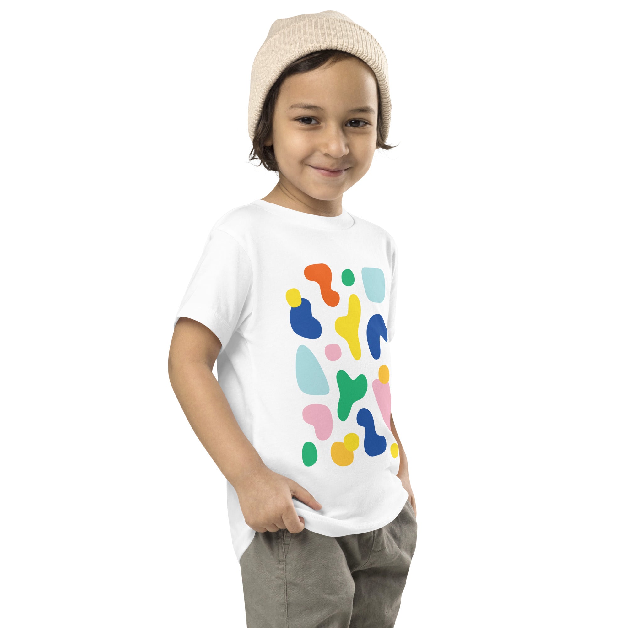 Noki Blobby Shapes Abstract Toddler Tee