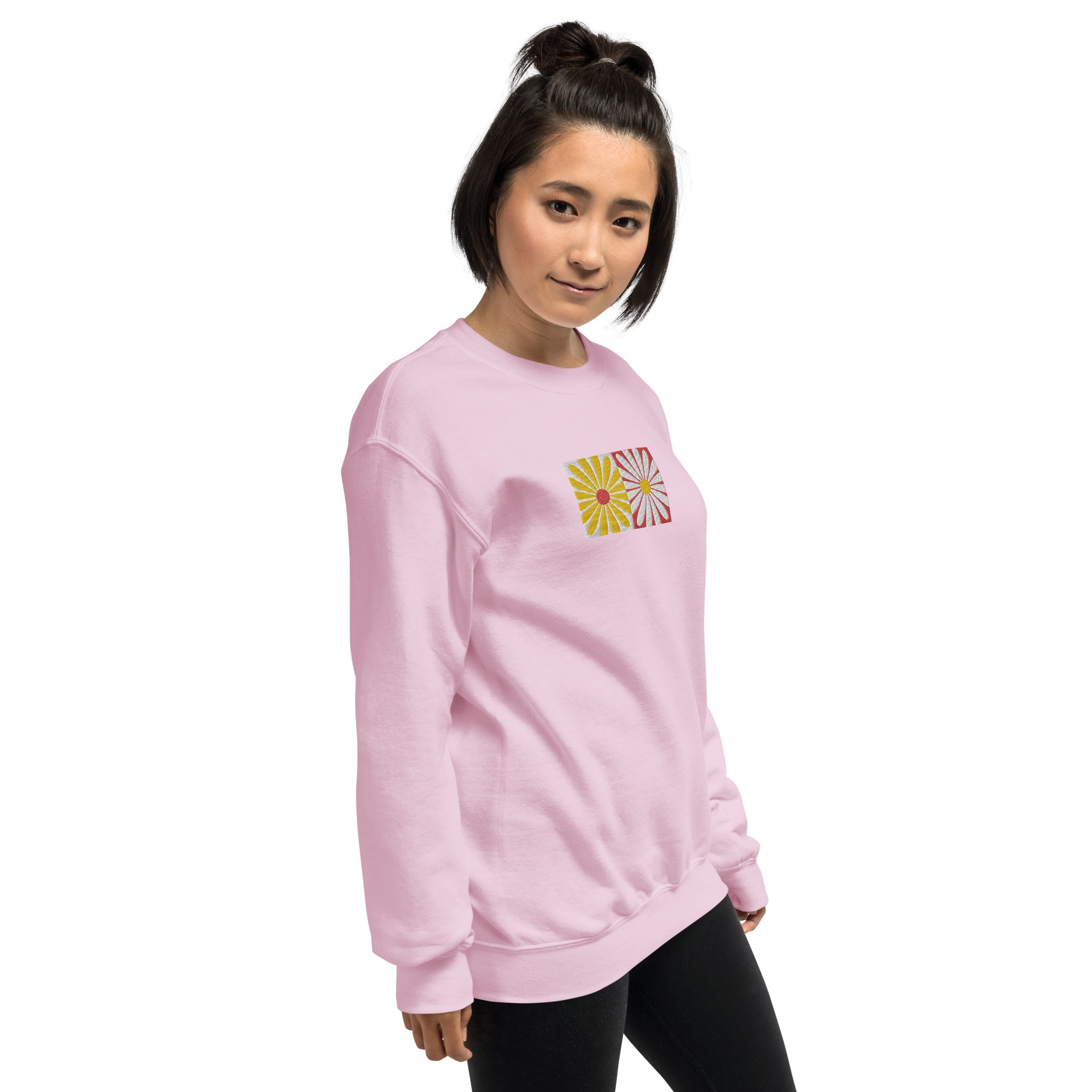 Daisy Disco Embroidered Sweatshirt