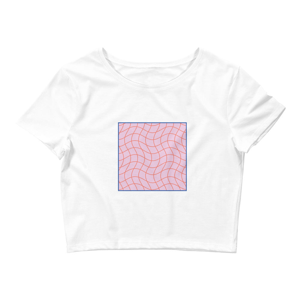 La Grid en Rose Crop Top