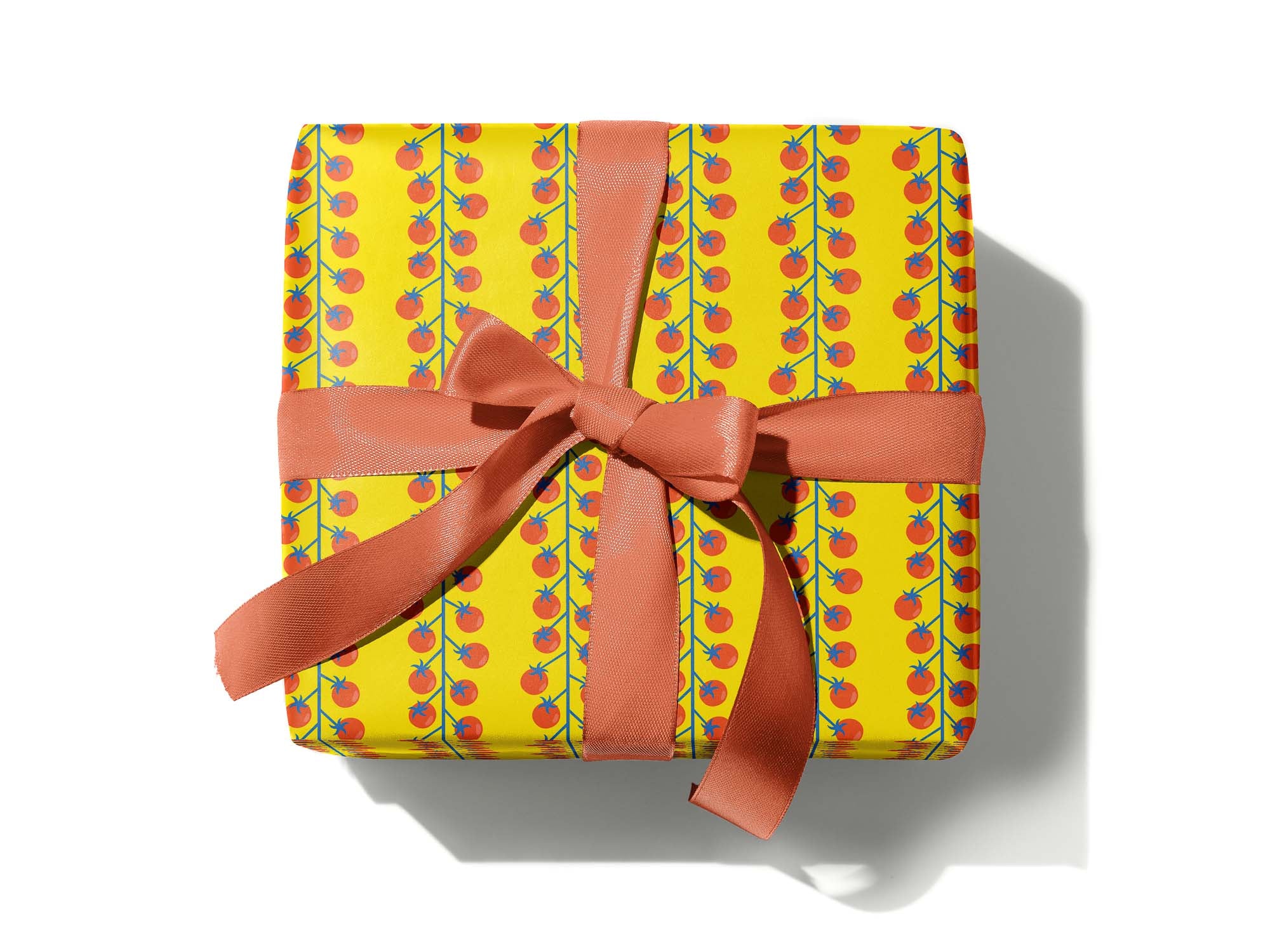 Pomodoro Paradise Stripe Wrapping Paper