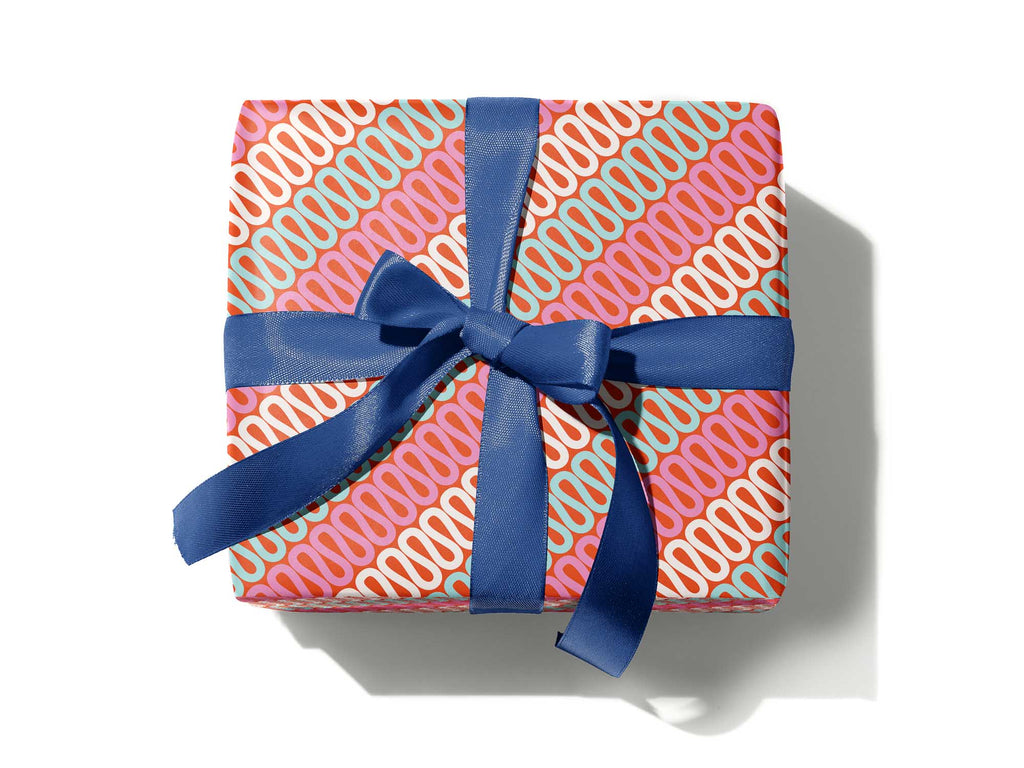 Ribbon Candy Holiday Wrapping Paper