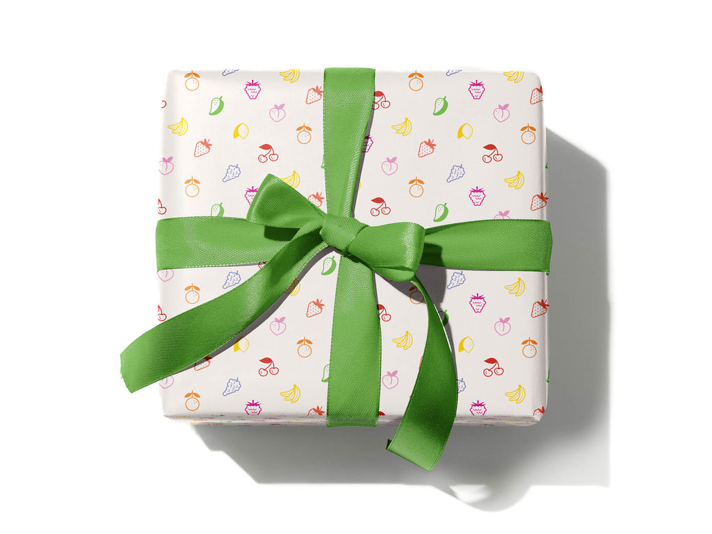 Tutti Frutti Wrapping Paper - White