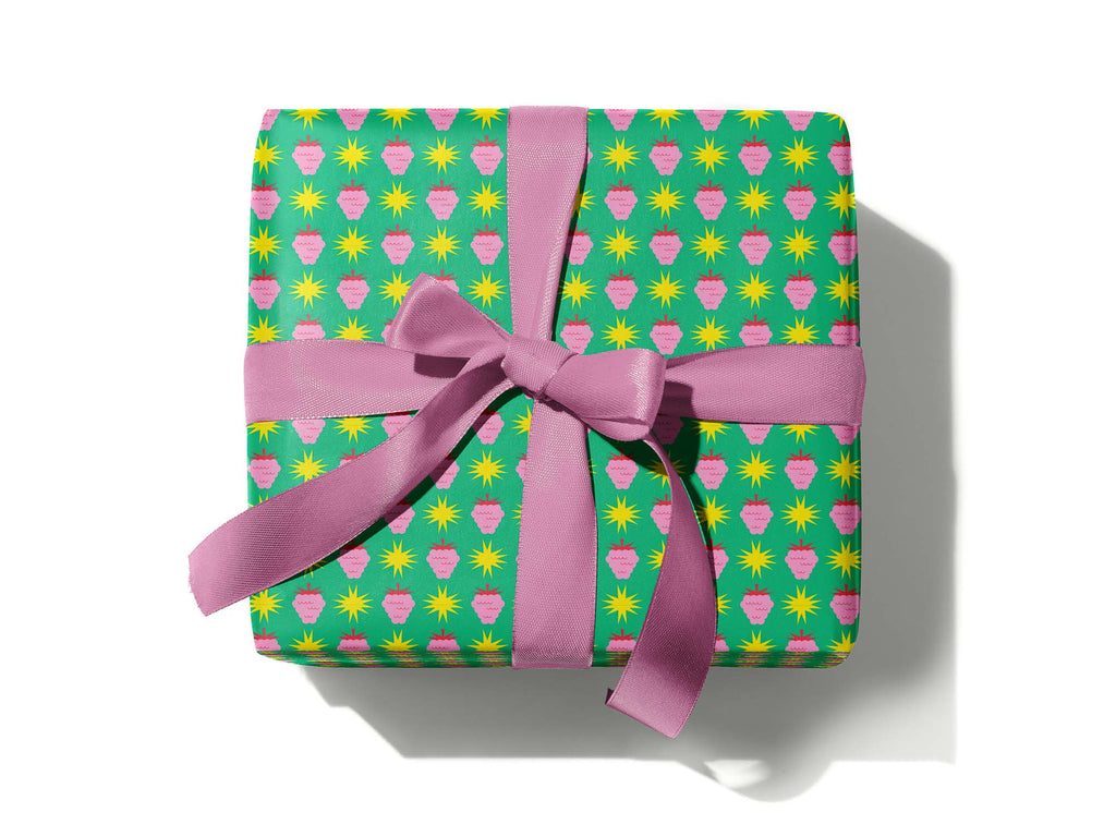 Berry Christmas Holiday Wrapping Paper