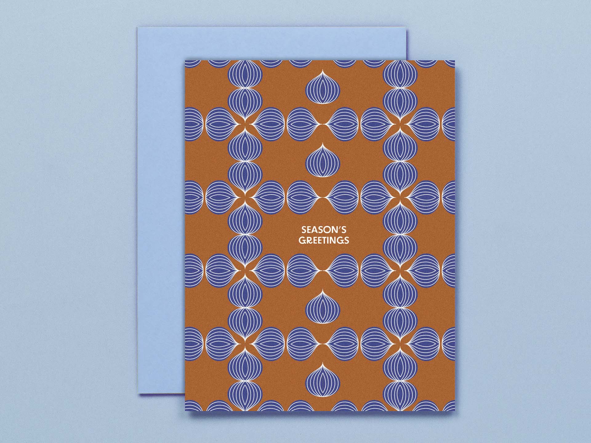 Allium Greetings • Geometric Holiday Card