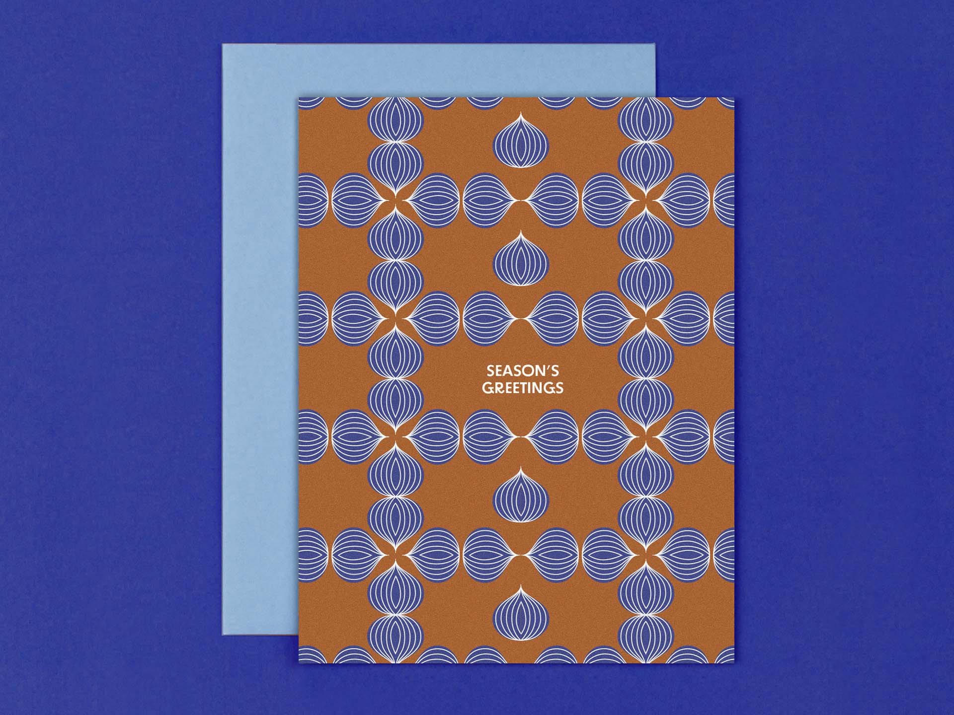 Allium Greetings • Geometric Holiday Card
