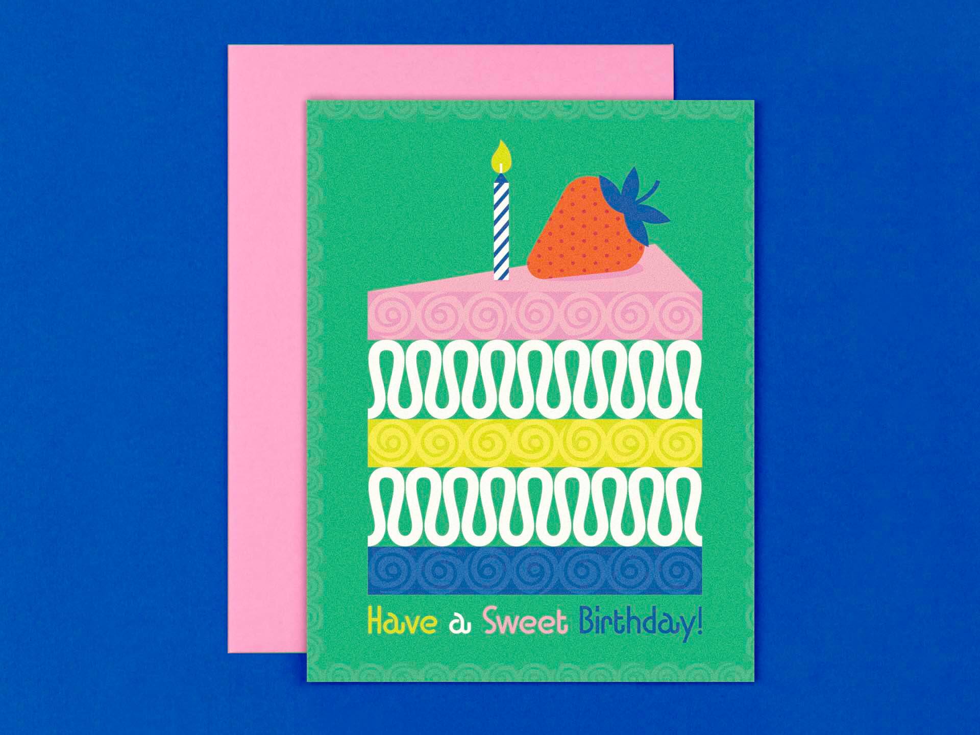Sweet Birthday Cake Card