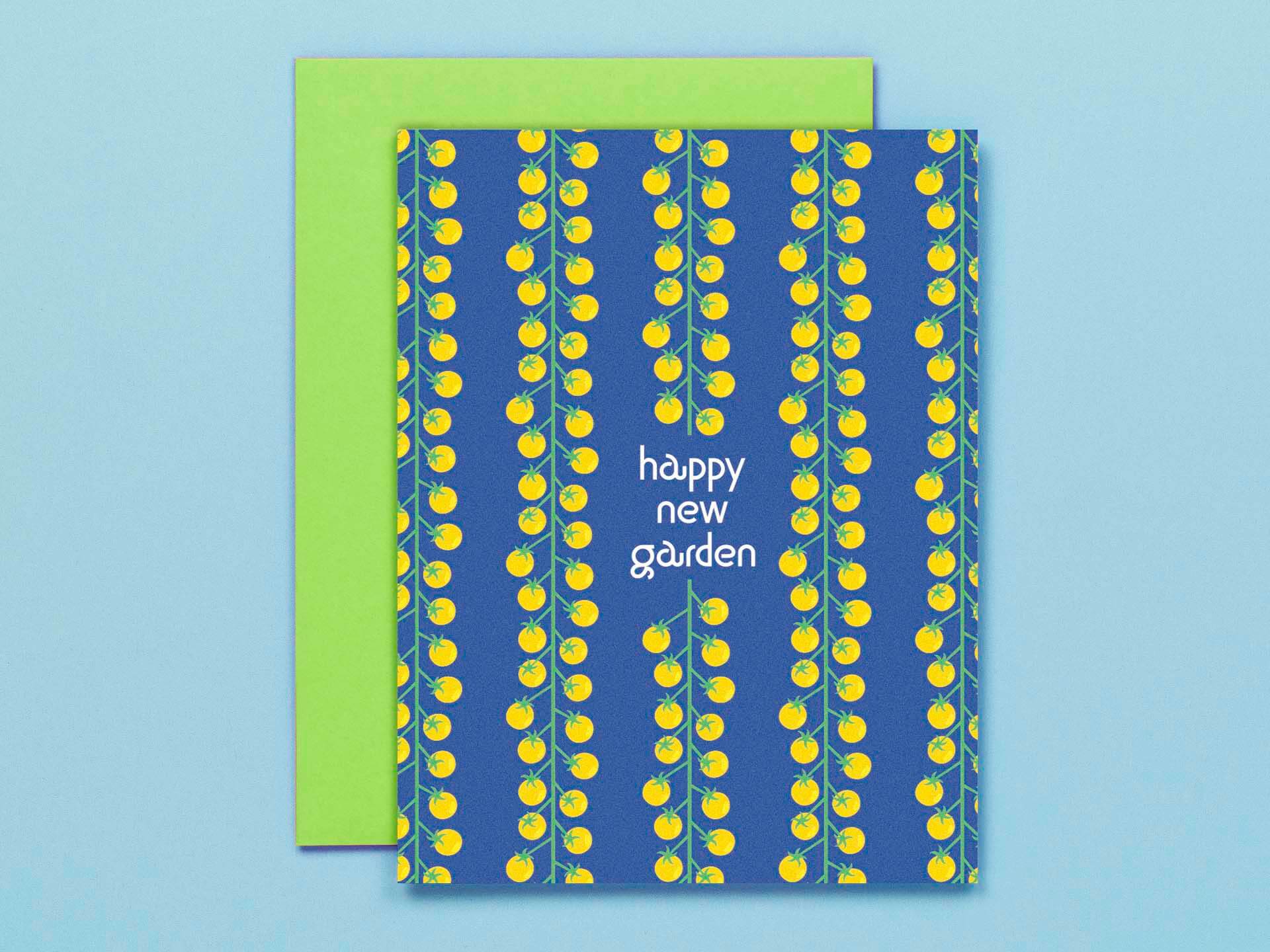 Happy New Garden • Tomatoes Housewarming Card