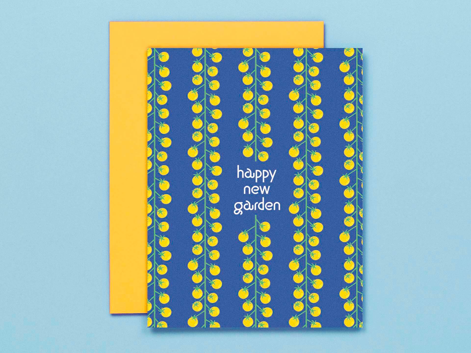 Happy New Garden • Tomatoes Housewarming Card
