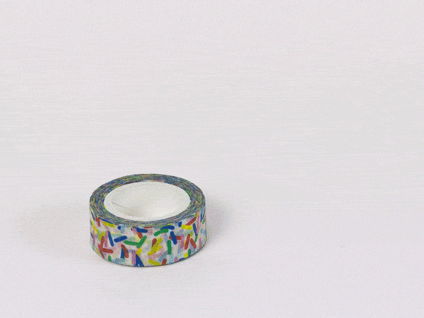 Loaded Sprinkles Washi Tape – 15mm