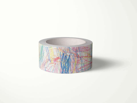 Lil Darlin' Scribble-Scrabble Washi Tape – 25mm