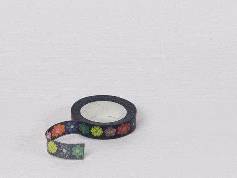 Technicolor Garden Washi Tape – 10mm