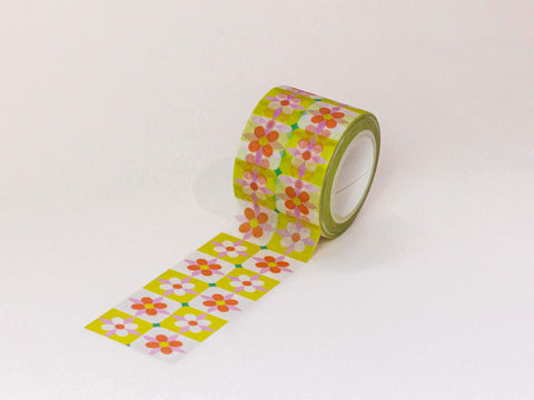 Flower Tiles Washi Tape – 30mm