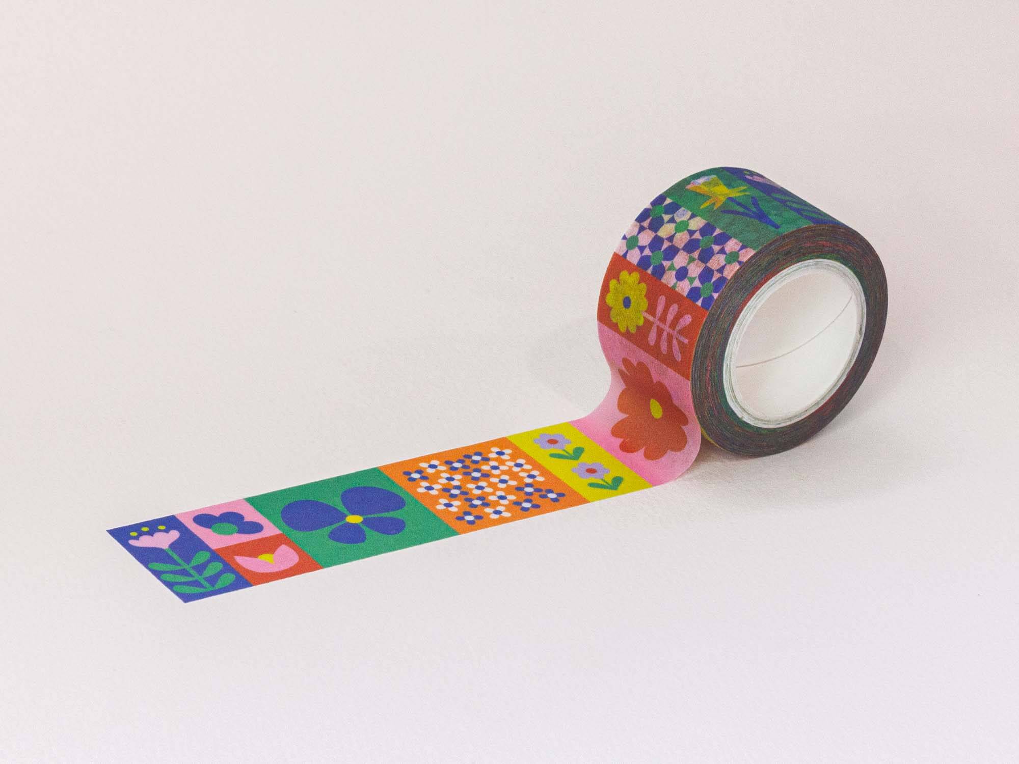 Flowerblock Washi Tape – 25mm
