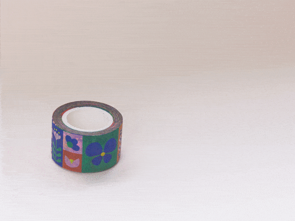 Flowerblock Washi Tape – 25mm