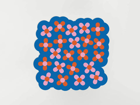 Cluster Fleurs Die Cut Sticker