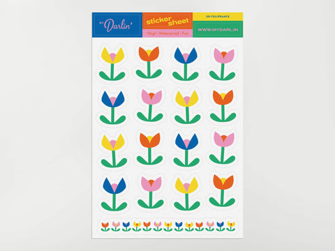 Tulip Dance Sticker Sheet