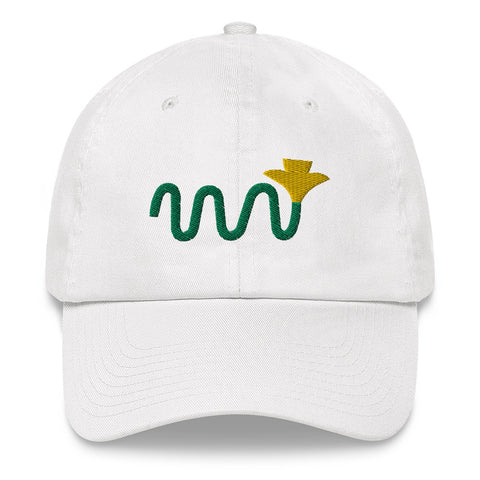 Squiggle Daffodil Embroidered Hat