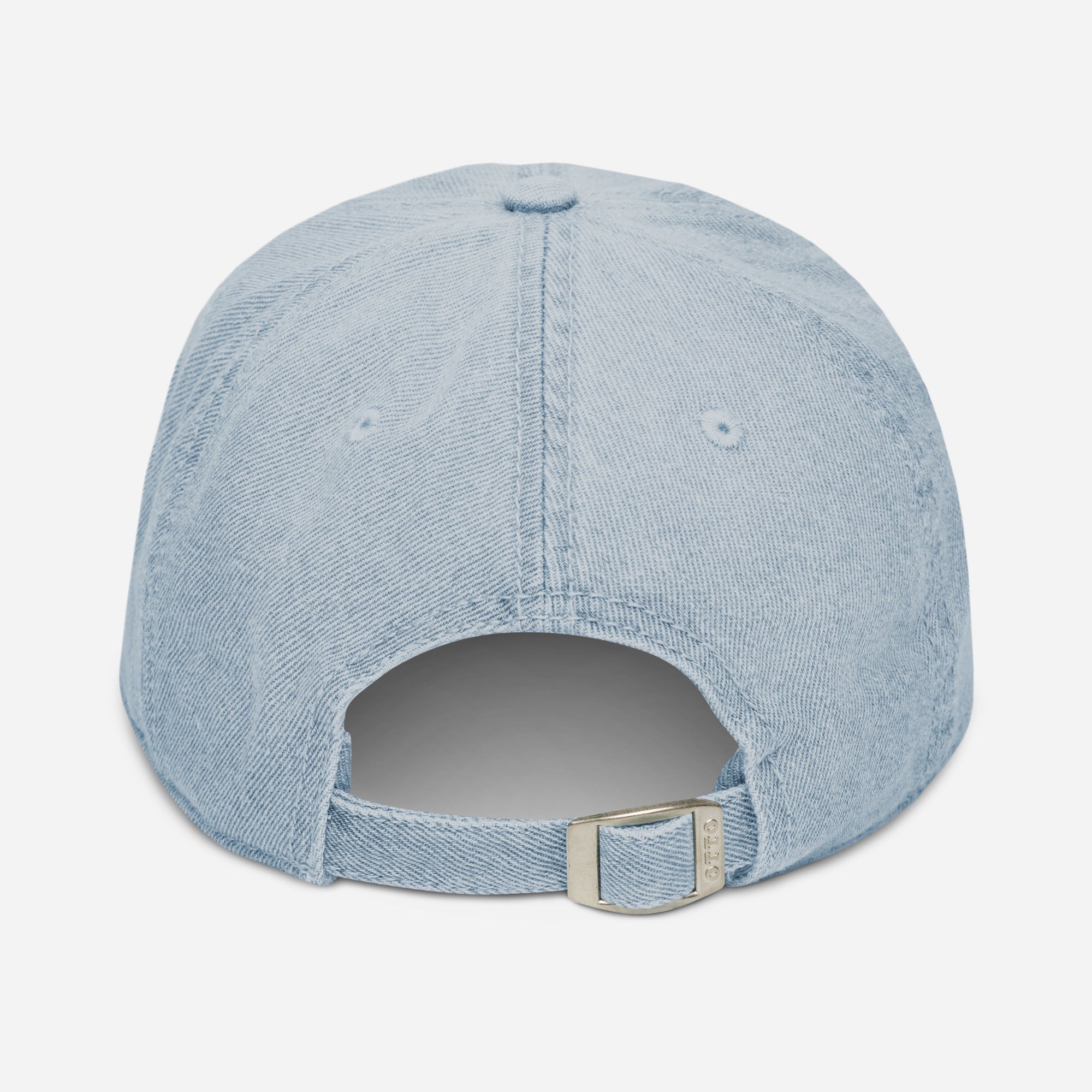 Colorblock Double Smileys Embroidered Denim Hat