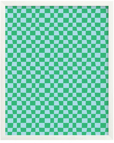 Chunky Checker Art Print