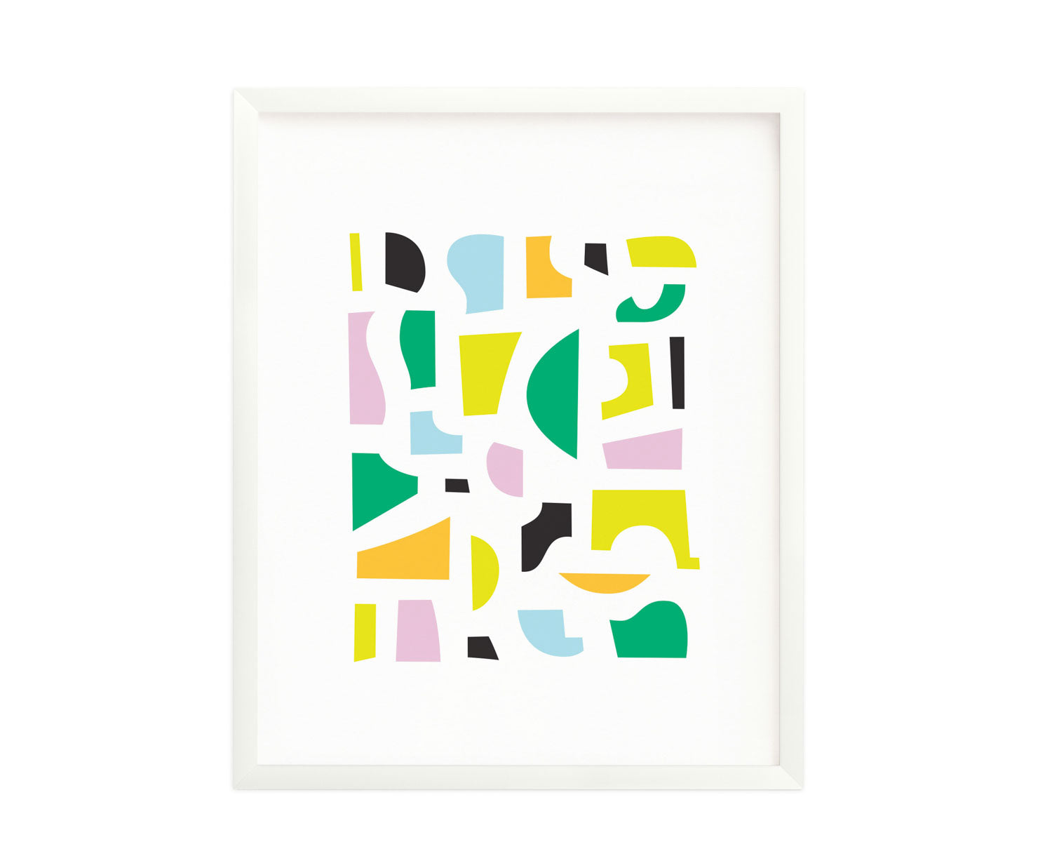 "Hillgrove" Abstract shapes composition graphic archival giclée art print. Made in USA by My Darlin' @mydarlin_bk