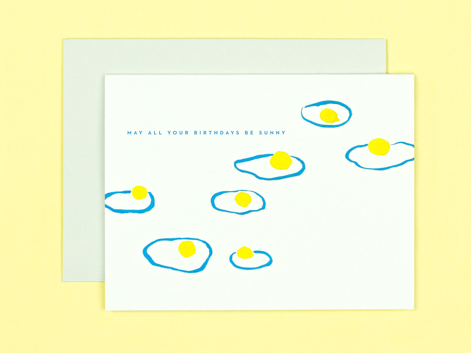 May All Your Birthdays Be Sunny Floating Eggs