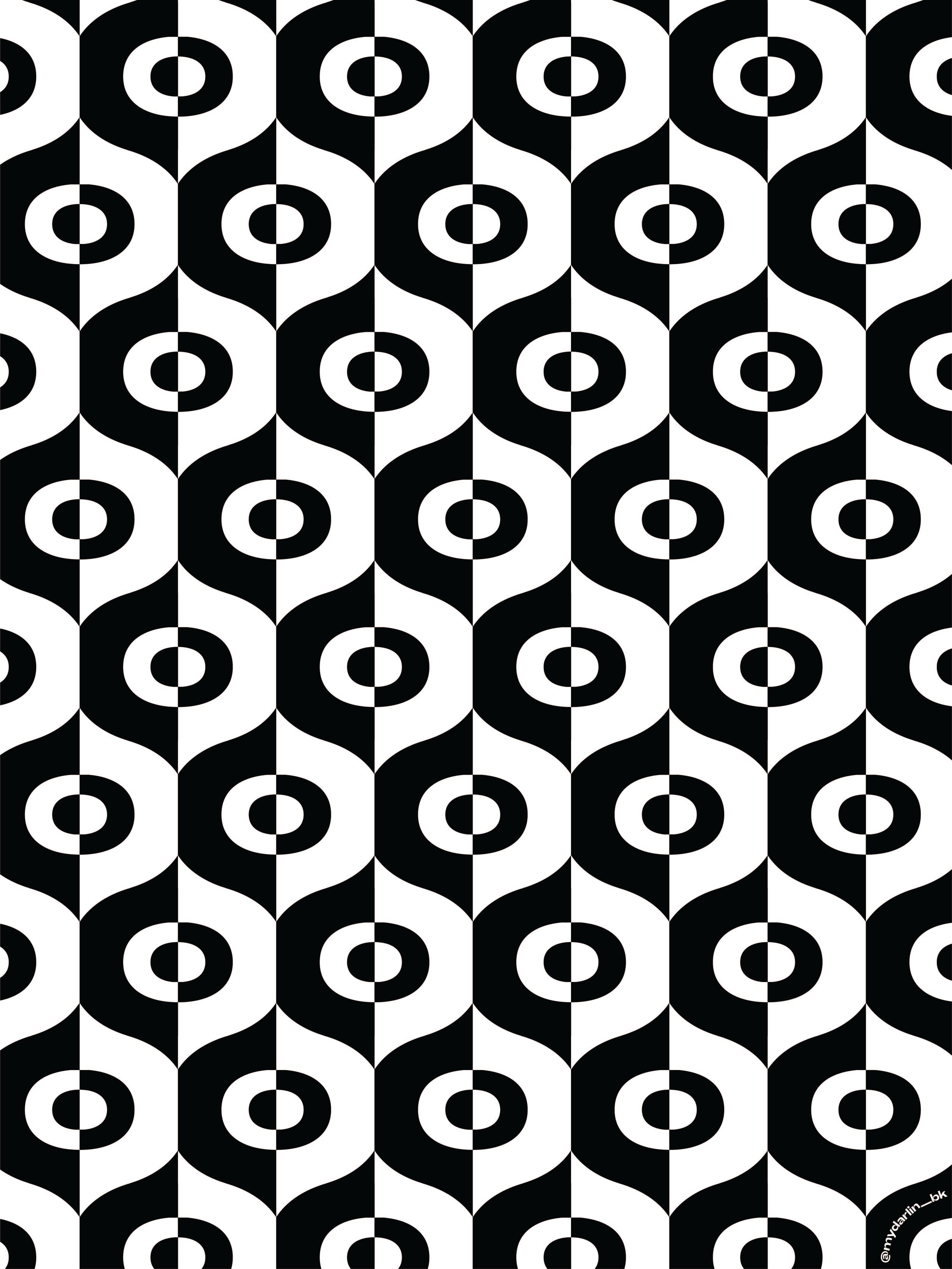 "Edie" black and white pattern free downloadable device wallpaper by @mydarlin_bk