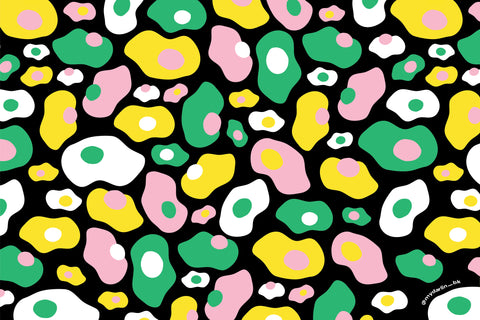 Psychedelic Eggs Pattern Device Wallpaper