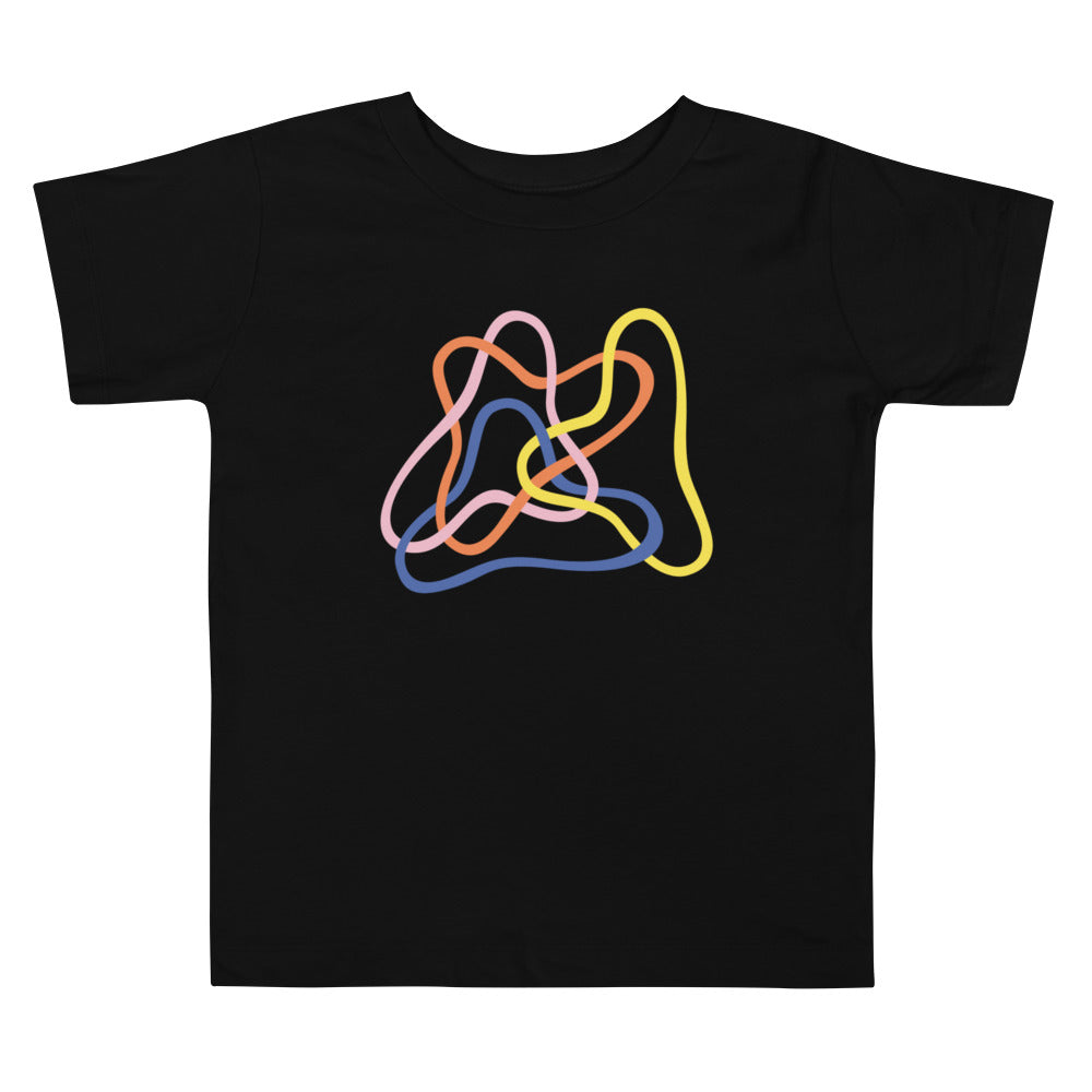 Tangled Abstract Shapes Toddler Tee