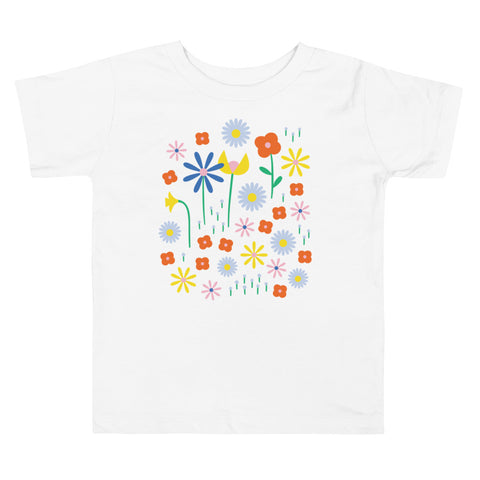 Happy Fleurs Floral Toddler Tee