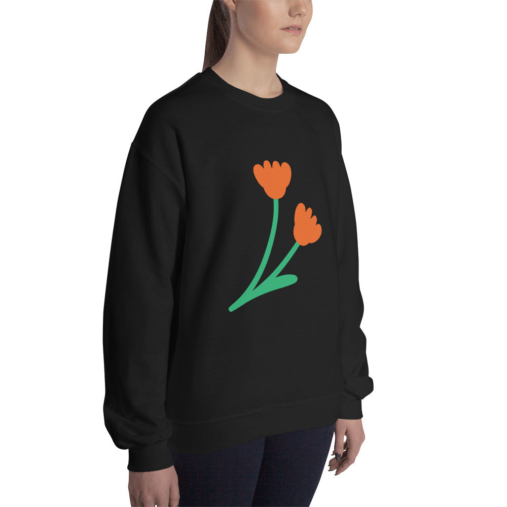 Happy Together Flower Buds Sweatshirt
