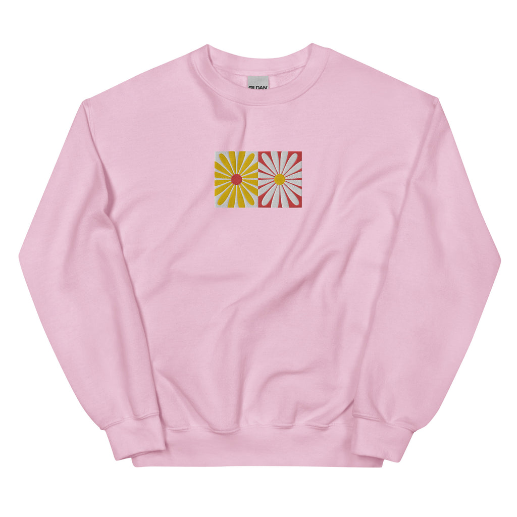 Daisy Disco Embroidered Sweatshirt